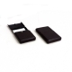 Business Card Case w/ Flip Top, Brown Leather, 